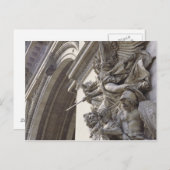 Reliefskulptur auf dem Triumphbogen in Paris, Postkarte (Vorne/Hinten)