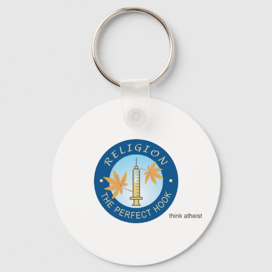 Religion als drogenklassischer Schlüsselanhänger (Vorderseite)