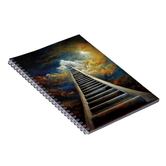 Religion and Afterlife Painting Stairway To Heaven Notizblock (Rechte Seite)