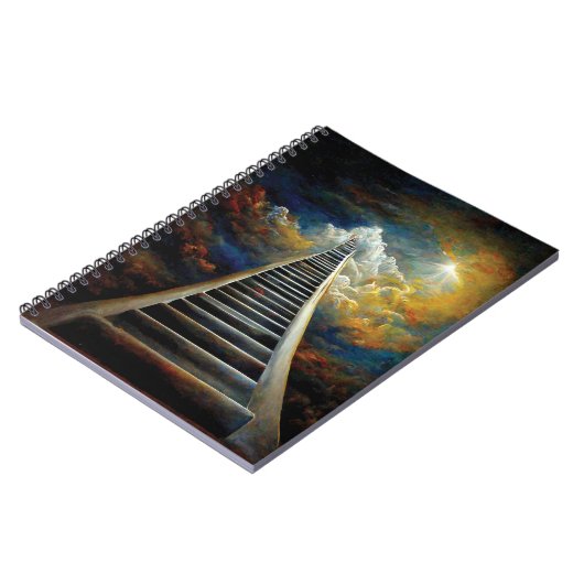 Religion and Afterlife Painting Stairway To Heaven Notizblock (Linke Seite)