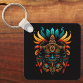 Religion Aztec God Tlaloc Mayan Mythology Deity Me Schlüsselanhänger (Vorderseite)