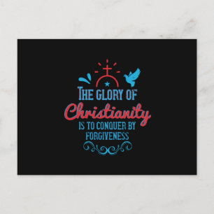 Religion - Der Ruhm des Christentums ist es zu ero Postkarte