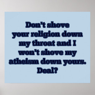 Religion GEGEN Atheismus, Teil 2 Poster