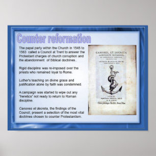 Religion, Geschichte, Bekämpfung von Reformation Poster