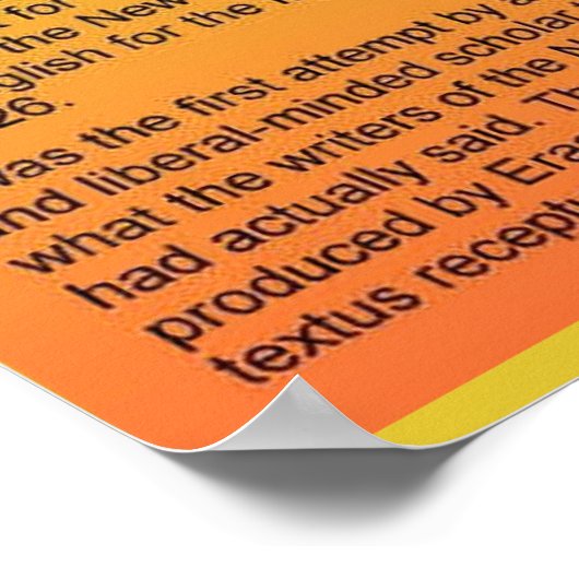 Religion, Geschichte, Desiderius Erasmus Poster (Ecke)