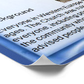 Religion, Geschichte, Reformation, Hintergrund Poster (Ecke)