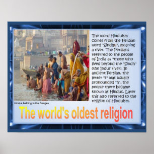 Religion, Hinduismus, die älteste Religion der Poster