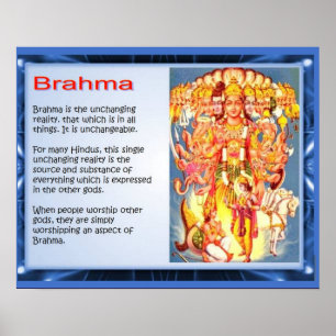 Religion, Hinduismus, Götter, Brahma Poster