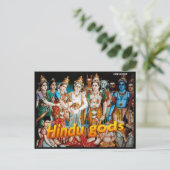 Religion, hinduistische Götter Postkarte (Stehend Vorderseite)