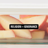 Religion = Ignoranz Etiketten (Befestigt)