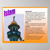 Religion, Islam, Einführung Poster (Vorne)