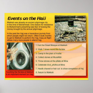 Religion, Islam, Hadsch Poster