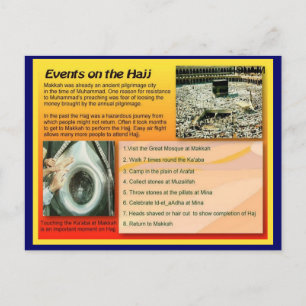 Religion, Islam, Hj-Ereignisse Postkarte