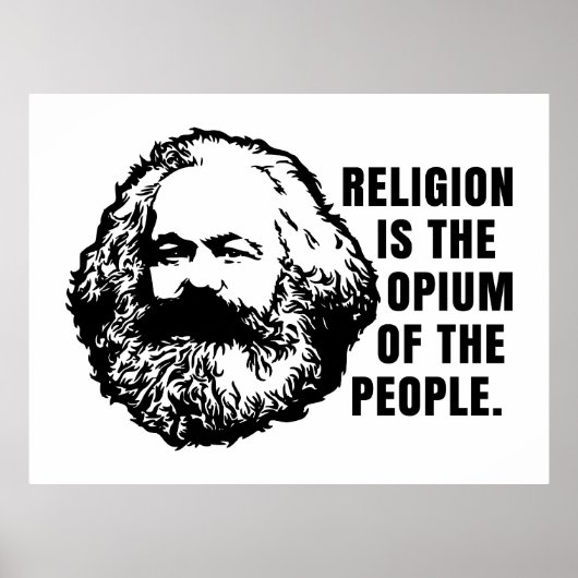 Religion ist das Opium des Volkes Poster (Vorne)