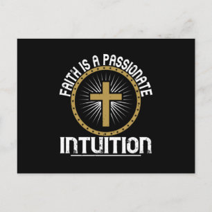 Religion ist eine leidenschaftliche Intuition Postkarte