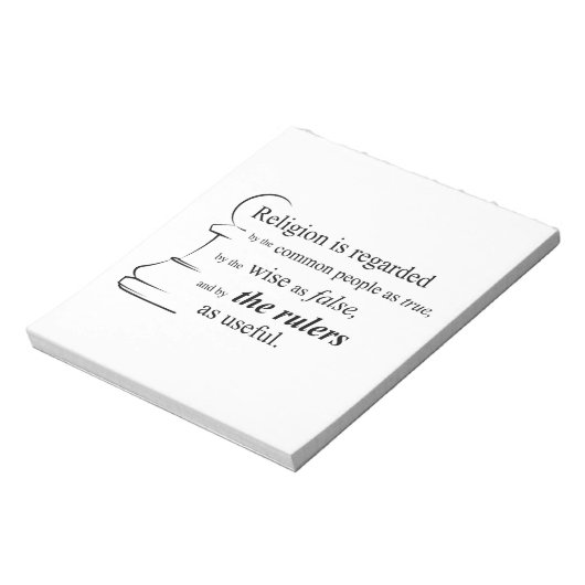 Religion ist nützlich notizblock (Rotiert)