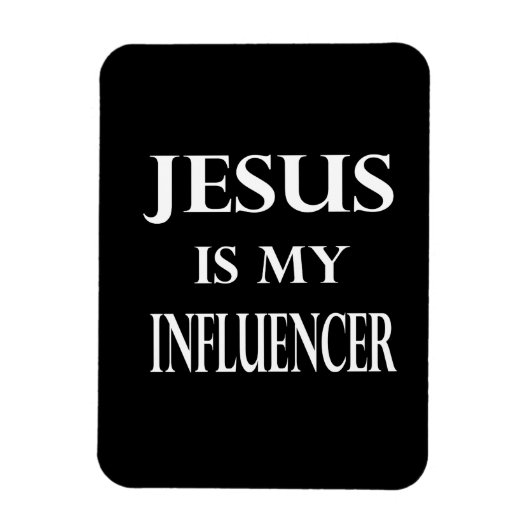 Religion - Jesus ist mein Einfluss Magnet (Vertikal)
