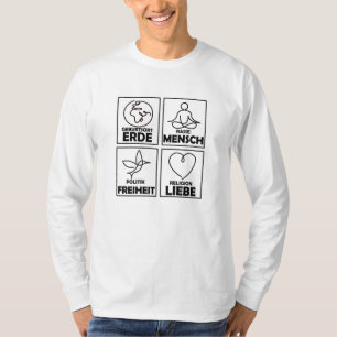Religion Liebe Freiheit Leben Menschen sein T-Shirt