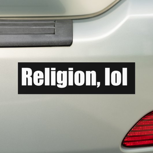 Religion, lol Autoaufkleber (Auf Auto)