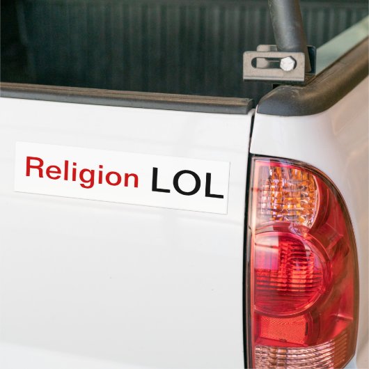 Religion LOL Autoaufkleber (Auf Lkw)