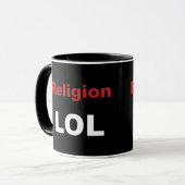 Religion LOL Tasse (Vorderseite Links)