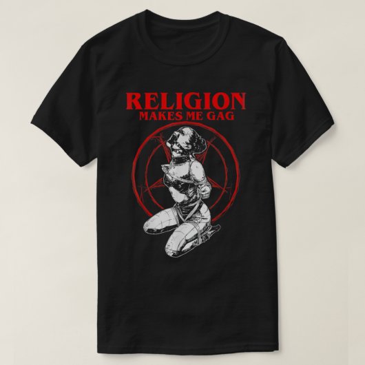 Religion macht mich zum "Nonnen" T-Shirt (Design vorne)
