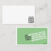 RELIGION Minimalistische Visitenkarte (Vorne/Hinten)