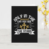 Religion - nur in Dunkelheit kann man die Sterne s Karte (Gelbe Blume)