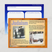 Religion, Pilgerjudaismus Postkarte (Vorne/Hinten)