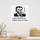 Religion Pyramide Poster (Küche)