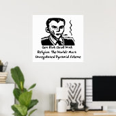 Religion Pyramide Poster (Heimbüro)