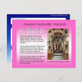 Religion, römisch-katholische Kirche, Einführung Postkarte (Vorne/Hinten)