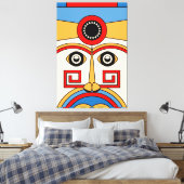 Religion Tiki Leinwanddruck (Insitu (Schlafzimmer))