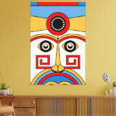 Religion Tiki Leinwanddruck (Insitu (Wohnzimmer))