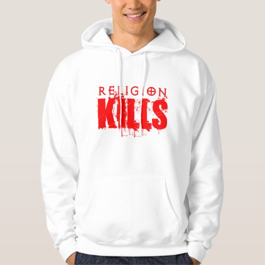 Religion tötet Hoodie (Vorderseite)