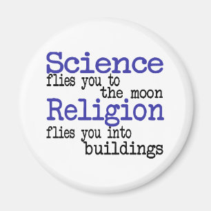 Religion und Wissenschaft Magnet