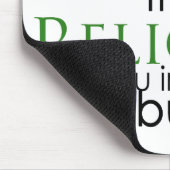 Religion und Wissenschaftsatheist Mousepad (Ecke)
