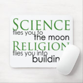 Religion und Wissenschaftsatheist Mousepad (Mit Mouse)