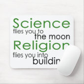 Religion und Wissenschaftsatheist Mousepad (Mit Mouse)