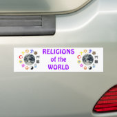 RELIGIONEN der WELT Autoaufkleber (Auf Auto)