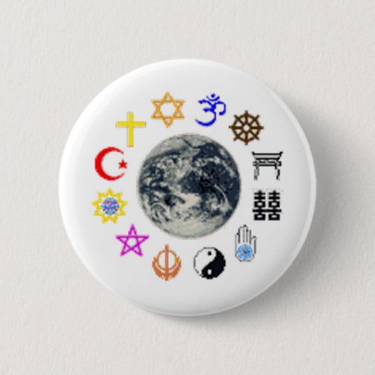 RELIGIONEN DER WELT BUTTON (Vorderseite)