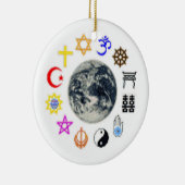 RELIGIONEN DER WELT KERAMIKORNAMENT (Rechts)