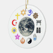 RELIGIONEN DER WELT KERAMIKORNAMENT (Links)