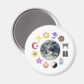 RELIGIONEN DER WELT MAGNET (Vorderseite/Rückseite)
