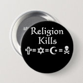 Religions-Tötungen Button (Vorne & Hinten)