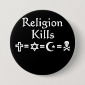 Religions-Tötungen Button (Vorderseite)
