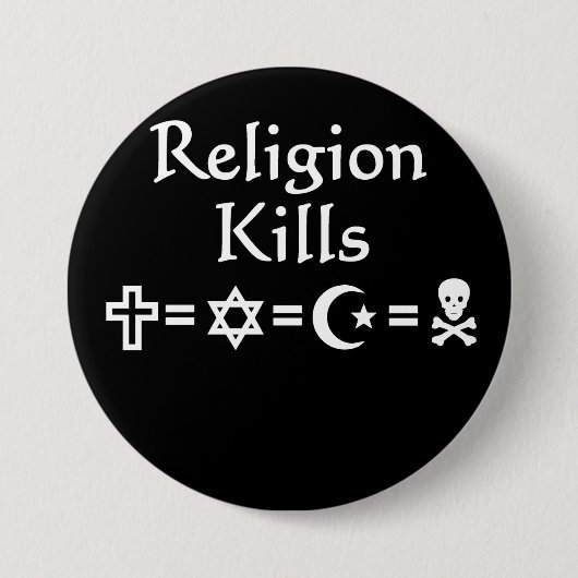 Religions-Tötungen Button (Vorderseite)