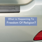 Religionsfreiheit Autoaufkleber (Auf Auto)