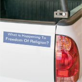 Religionsfreiheit Autoaufkleber (Auf Lkw)