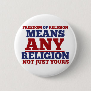 Religionsfreiheit Button